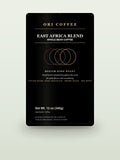 East Africa Blend Coffee, Bold Chocolate & Red Berry Notes - 12 oz (340g) whole-bean coffee bag mockup