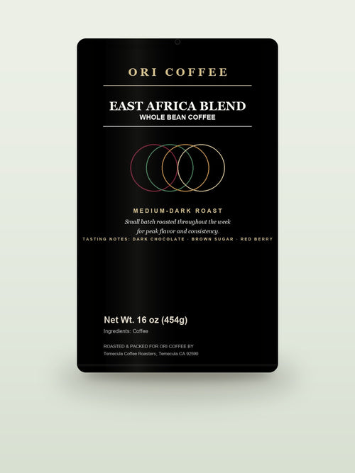 East Africa Blend Coffee, Bold Chocolate & Red Berry Notes